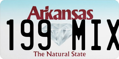 AR license plate 199MIX