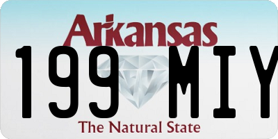 AR license plate 199MIY