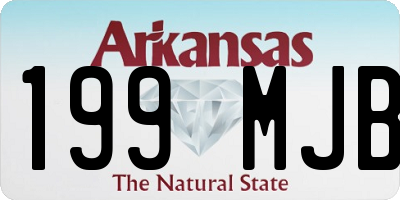 AR license plate 199MJB