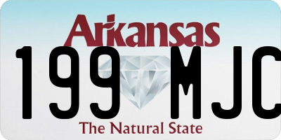 AR license plate 199MJC