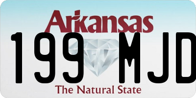 AR license plate 199MJD