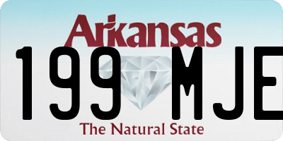AR license plate 199MJE