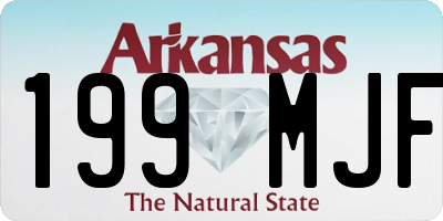 AR license plate 199MJF
