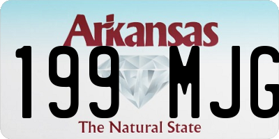 AR license plate 199MJG