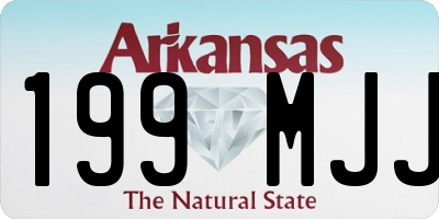 AR license plate 199MJJ