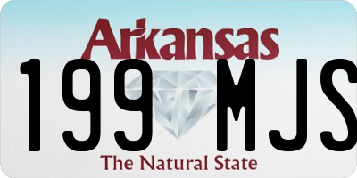 AR license plate 199MJS