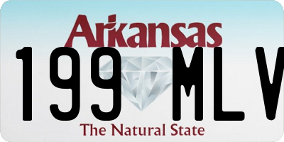 AR license plate 199MLV