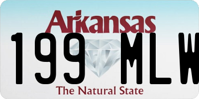 AR license plate 199MLW