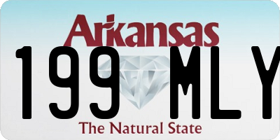 AR license plate 199MLY