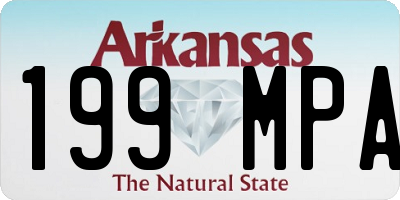 AR license plate 199MPA