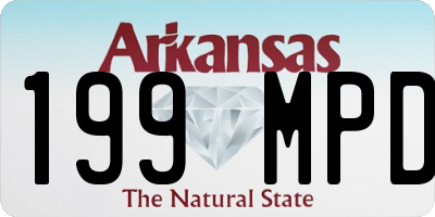 AR license plate 199MPD