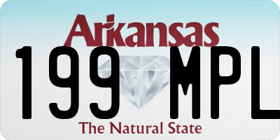 AR license plate 199MPL