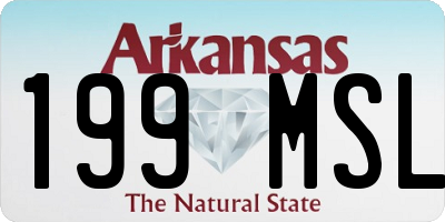 AR license plate 199MSL