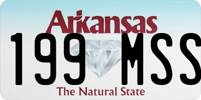 AR license plate 199MSS
