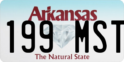 AR license plate 199MST
