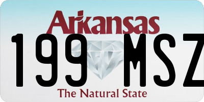 AR license plate 199MSZ
