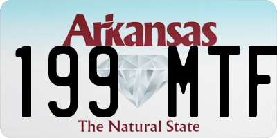 AR license plate 199MTF