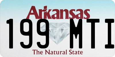AR license plate 199MTI