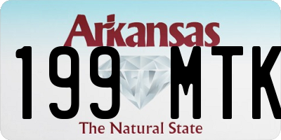 AR license plate 199MTK