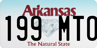AR license plate 199MTO