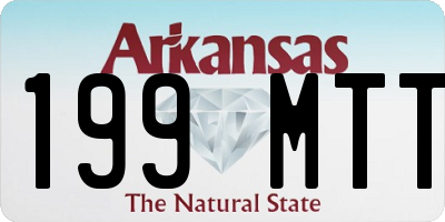 AR license plate 199MTT