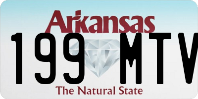 AR license plate 199MTV