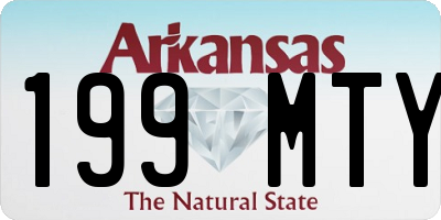 AR license plate 199MTY