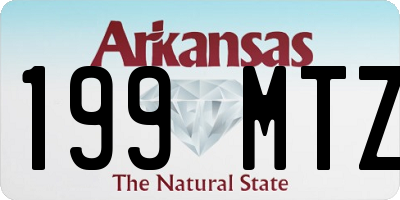 AR license plate 199MTZ