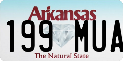 AR license plate 199MUA