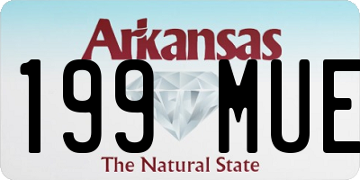 AR license plate 199MUE