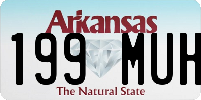 AR license plate 199MUH
