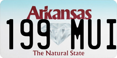 AR license plate 199MUI