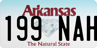 AR license plate 199NAH