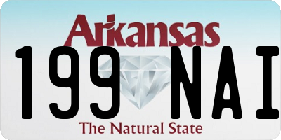 AR license plate 199NAI