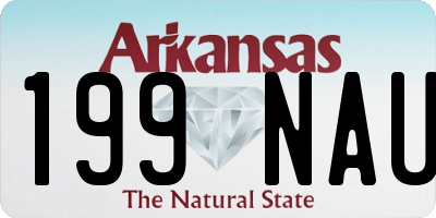 AR license plate 199NAU