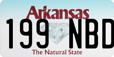 AR license plate 199NBD