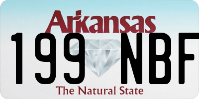 AR license plate 199NBF
