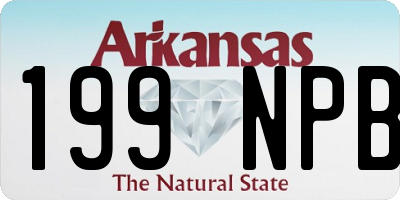 AR license plate 199NPB