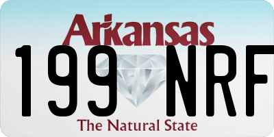 AR license plate 199NRF