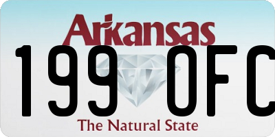 AR license plate 199OFC