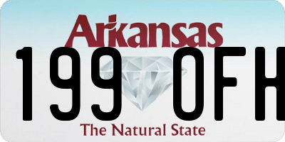 AR license plate 199OFH