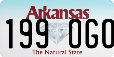 AR license plate 199OGO