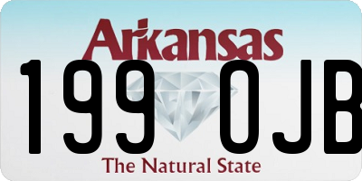 AR license plate 199OJB