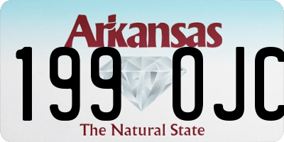AR license plate 199OJC