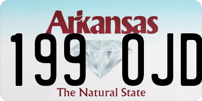 AR license plate 199OJD