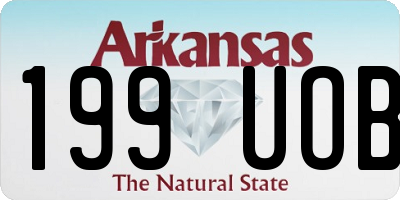 AR license plate 199UOB