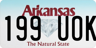 AR license plate 199UOK