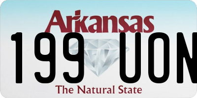 AR license plate 199UON