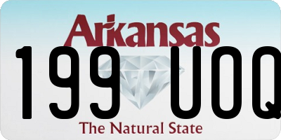 AR license plate 199UOQ