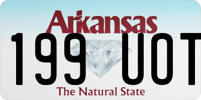 AR license plate 199UOT